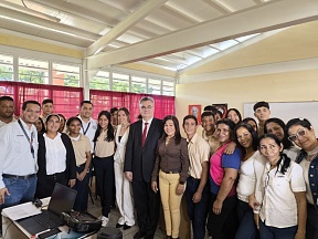EMBAJADOR DE RUSIA EN VENEZUELA, SERGEY MELIK-BAGDASAROV, VISITÓ LA C.E. "DR. LUIS ORTEGA"EN EL MUNICIPIO ANTOLIN DEL CAMPO EN EL MARCO DE SU VISITA AL ESTADO NUEVA ESPARTA.