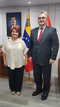 SOBRE LA REUNIÓN DEL EMBAJADOR DE RUSIA SERGEY MELIK-BAGDASAROV Y LA MINISTRA DEL PODER POPULAR PARA EL TURISMO DE VENEZUELA LETICIA GÓMEZ